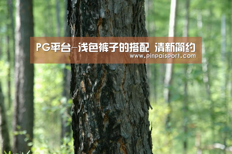 PG平台-浅色裤子的搭配 清新简约(图2) PG畅玩